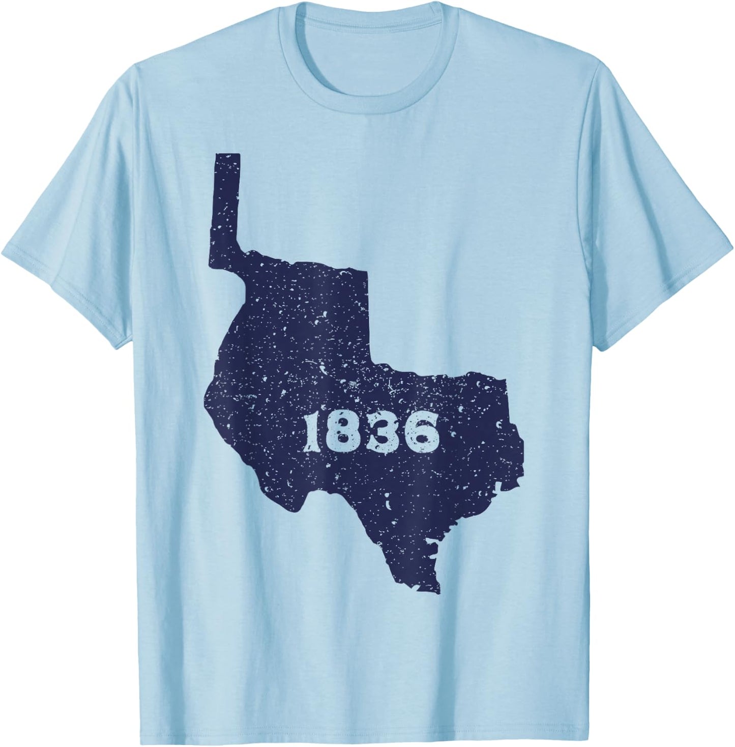 Republic of Texas 1836 History Vintage T-Shirt - T-Shirt | Light Blue