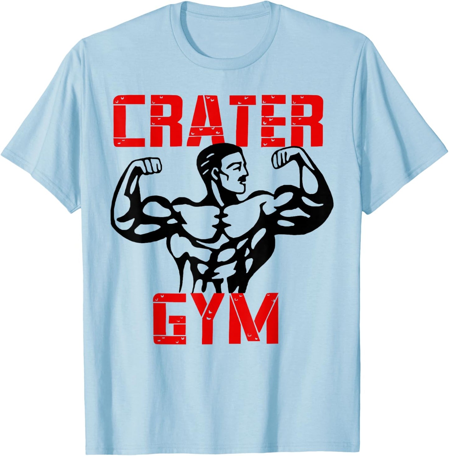 Crater Gym T-Shirt - T-Shirt | Light Blue