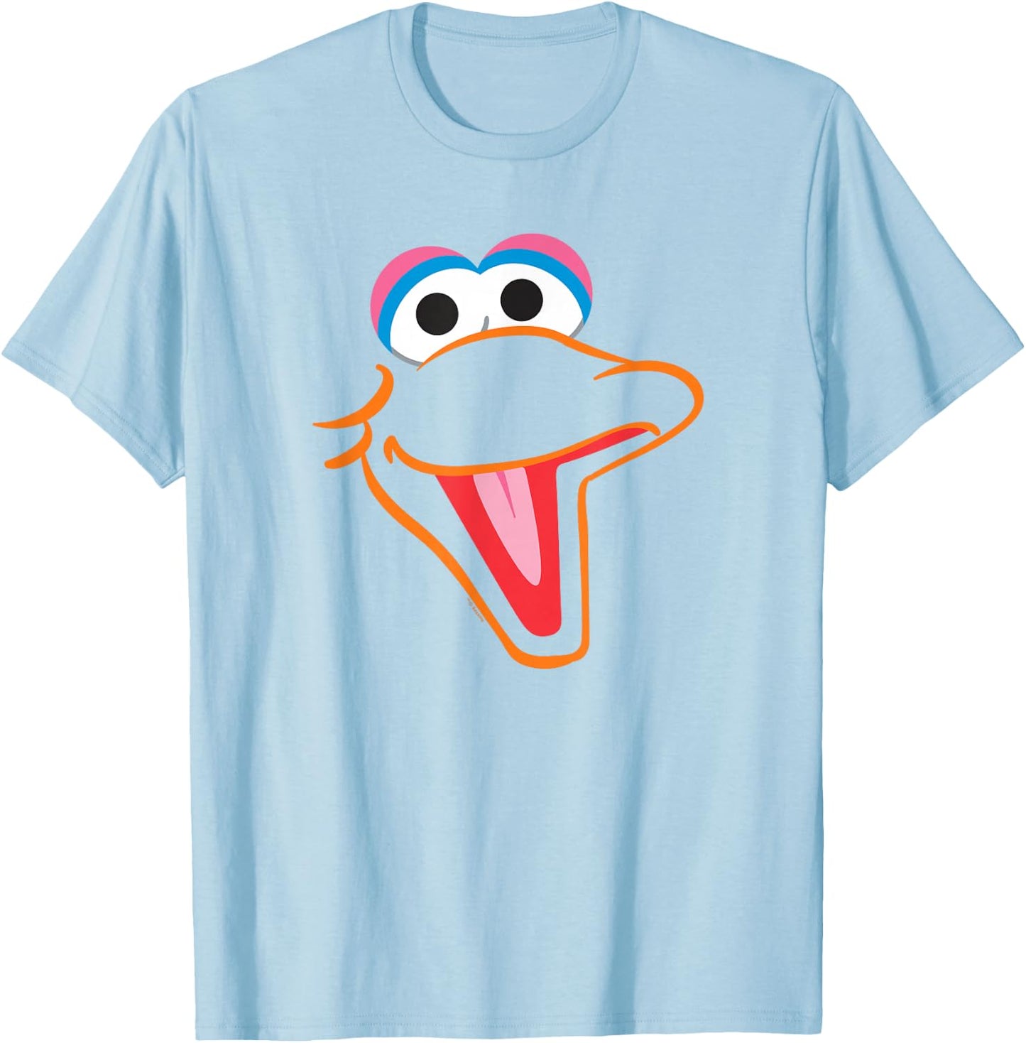 Sesame Street Big Bird Face Halloween Costume T-Shirt - T-Shirt | Light Blue