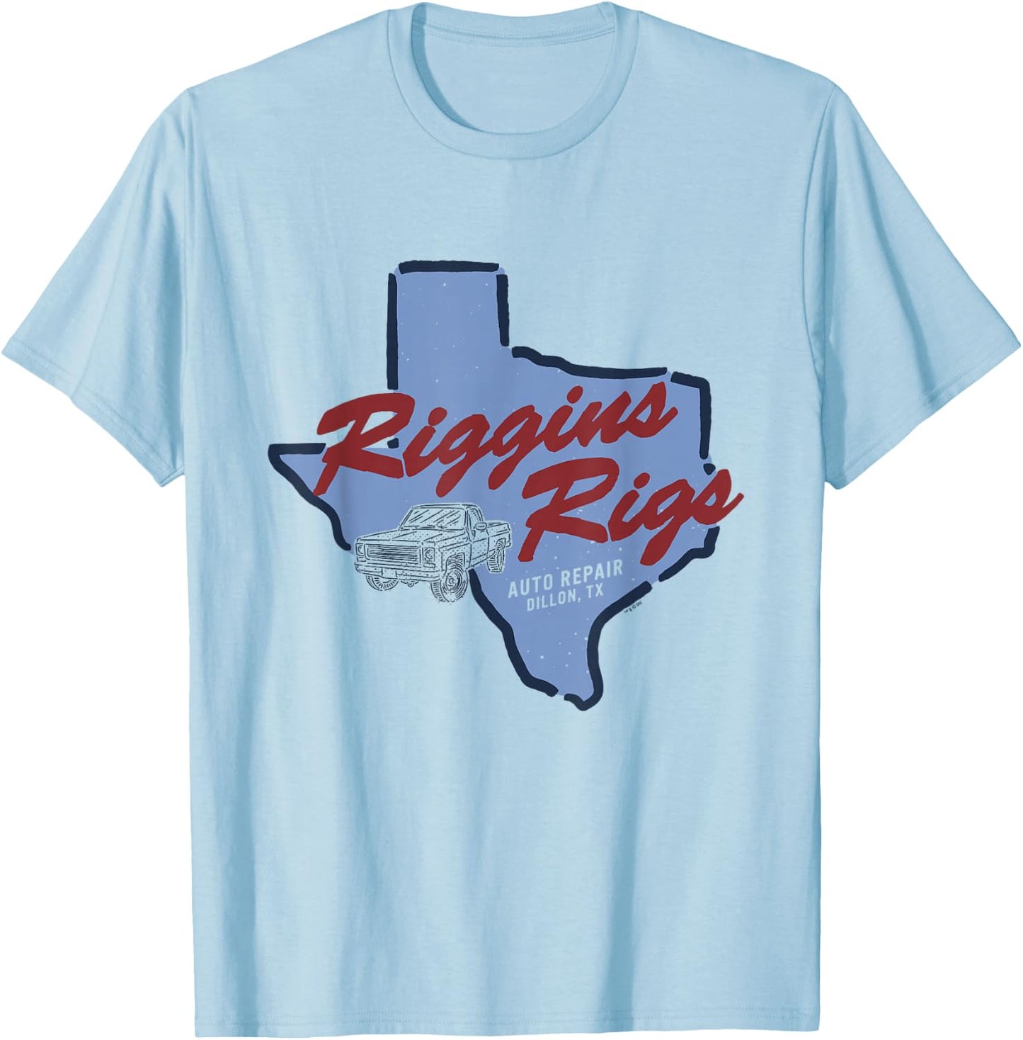 Friday Night Lights Riggins Rigs Comfortable T-Shirt - T-Shirt | Light Blue