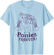 Ponies Forever Band Reference Grey T-Shirt - T-Shirt | Light Blue