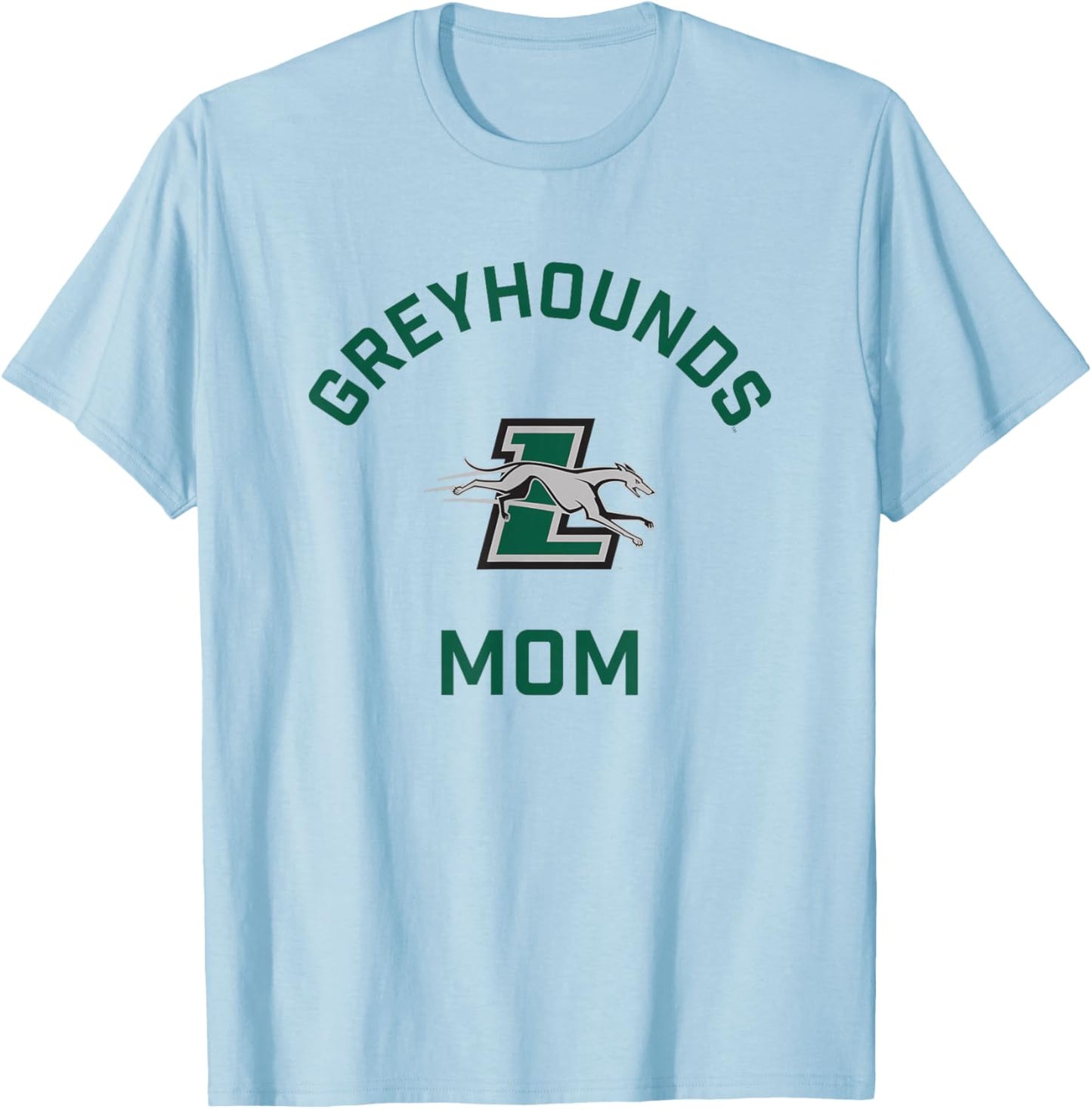 Loyola University Maryland Greyhounds Arched Mom T-Shirt - T-Shirt | Light Blue
