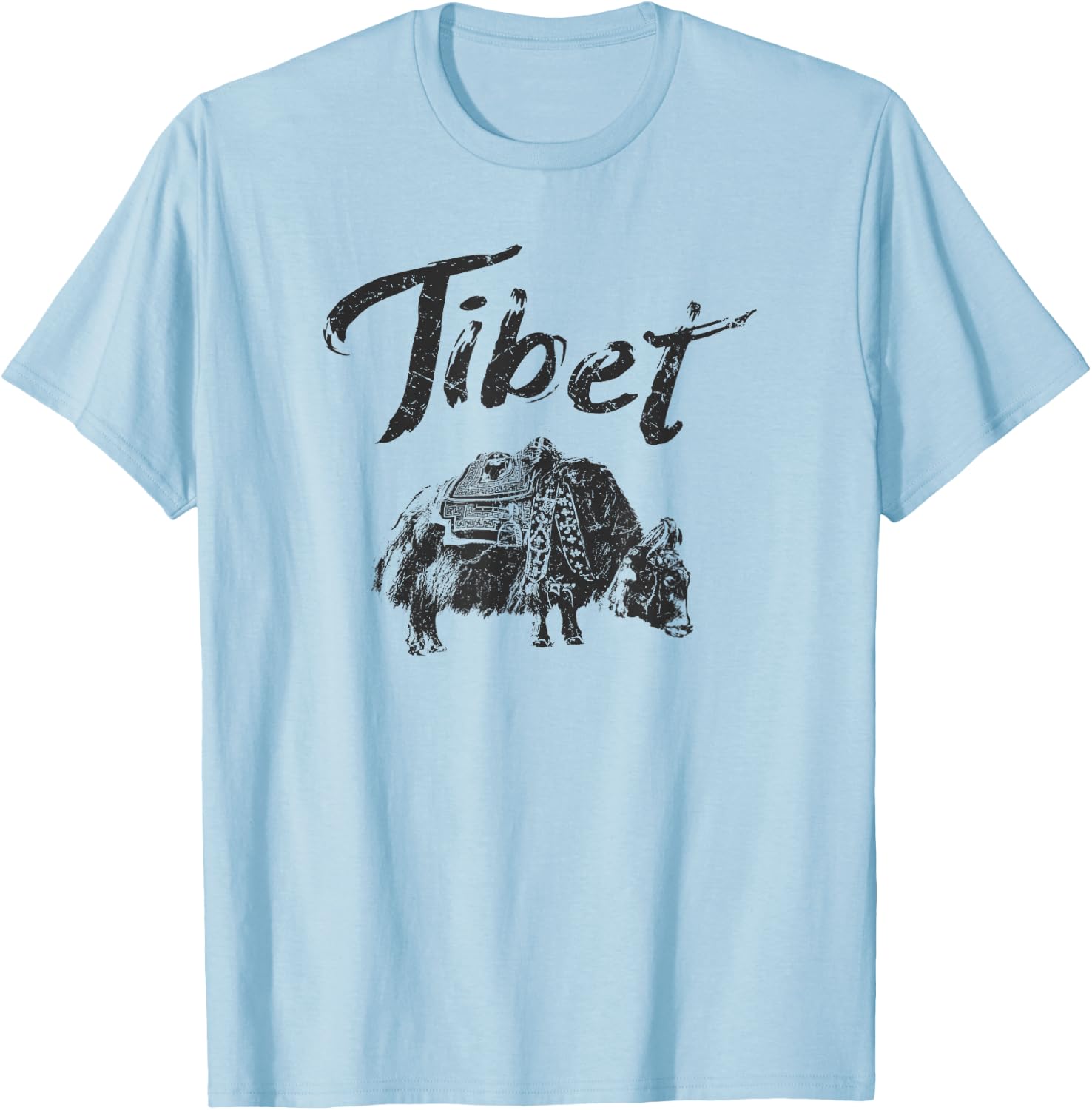 Tibet Vintage Tibetan T-Shirt - T-Shirt | Light Blue