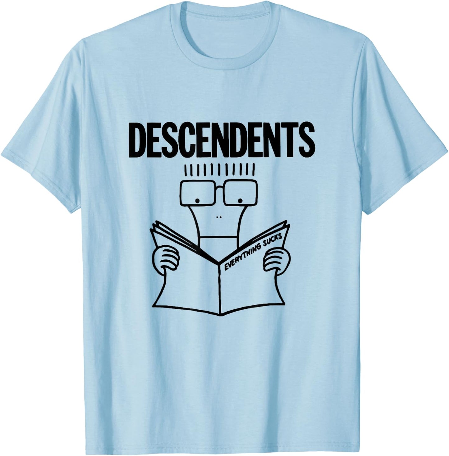 Descendents - Official Merchandise - Everything Sucks T-Shirt - T-Shirt | Light Blue