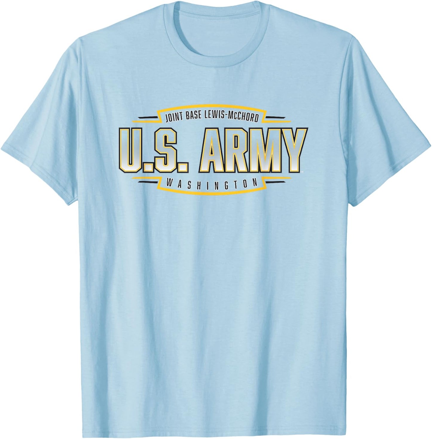 Joint Base Lewis-McChord United States Army Military T-Shirt - T-Shirt | Light Blue