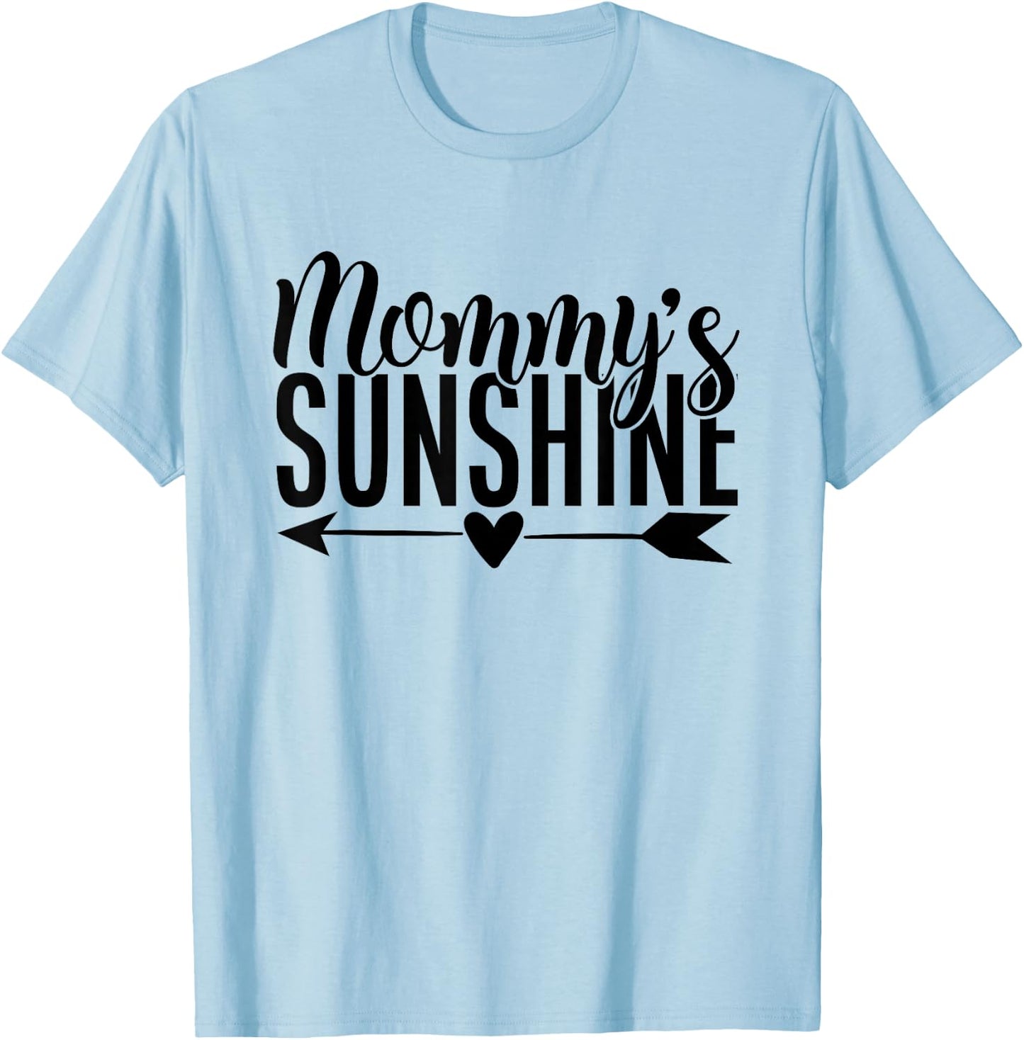 Mommy's Sunshine Cute Mother's Day Family Baby T-Shirt - T-Shirt | Light Blue