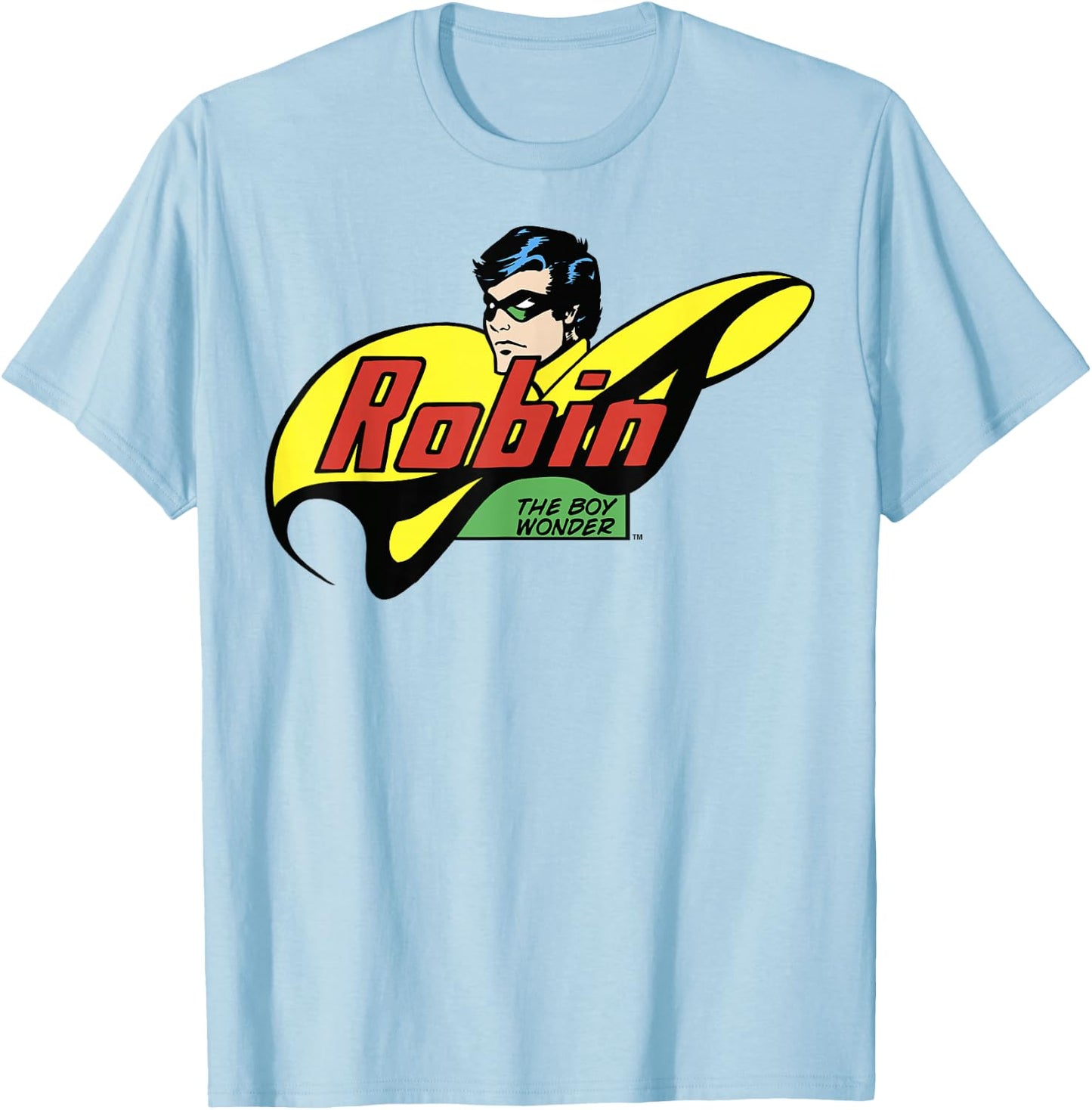 DC Comics Robin The Boy Wonder Comic T-Shirt - T-Shirt | Light Blue