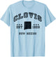 Retro Clovis New Mexico NM Souvenir Sport Throwback T-Shirt - T-Shirt | Light Blue