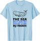 The Sea Was Angry That Day My Friends I Funny Biologist T-Shirt - T-Shirt | Light Blue