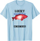 Fishermans Lucky Snapper Light Colored T-Shirt - T-Shirt | Light Blue