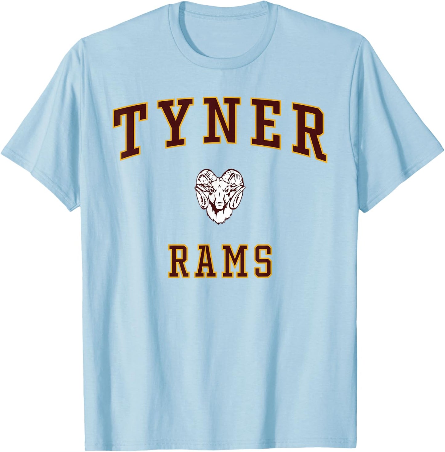 Tyner Academy Rams T-Shirt - T-Shirt | Light Blue
