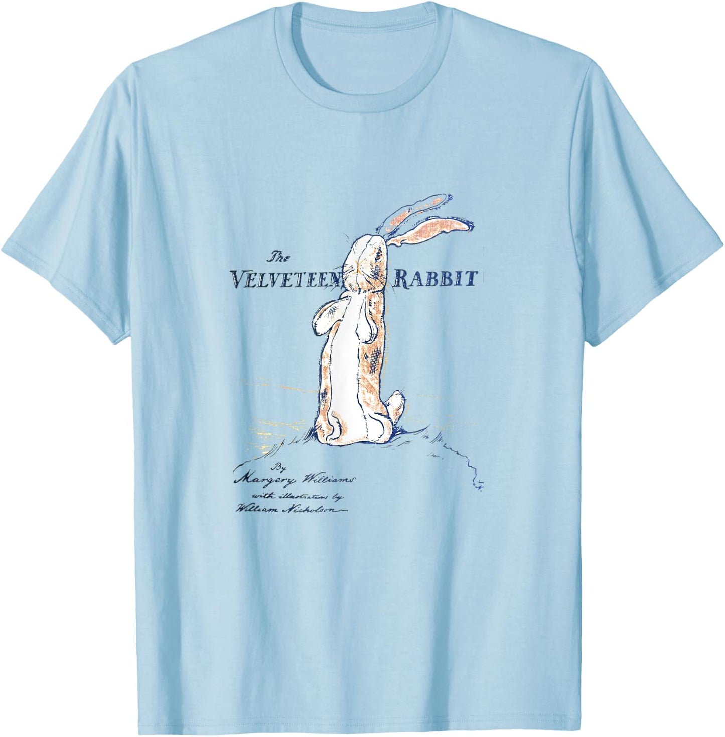 Stuffed rabbit The Velveteen Rabbit, Margery Williams Book T-Shirt - T-Shirt | Light Blue