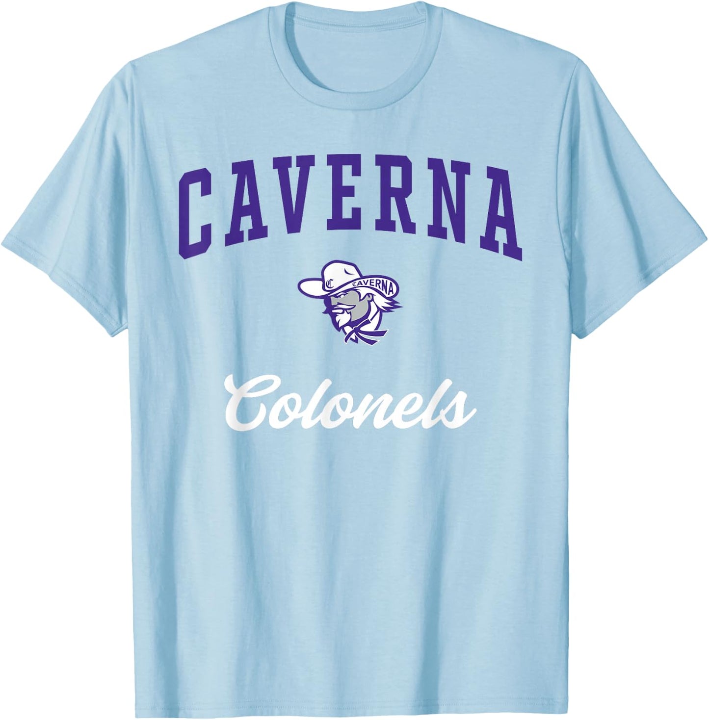 Caverna High School Colonels T-Shirt - T-Shirt | Light Blue