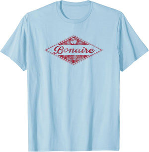 Vintage Bonaire Souvenir Retro Vacation T-Shirt - T-Shirt | Light Blue