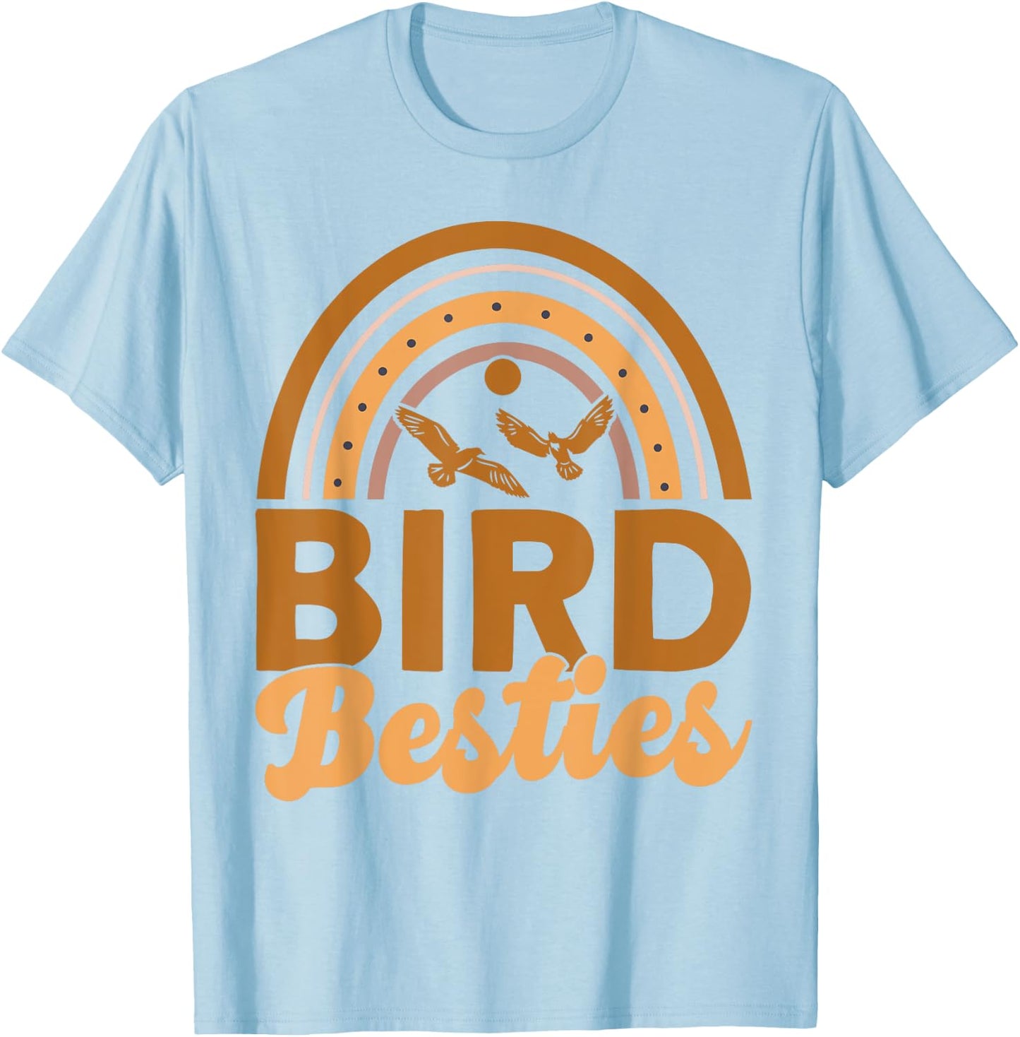Bird Besties BFF Best Friends Bestie T-Shirt - T-Shirt | Light Blue