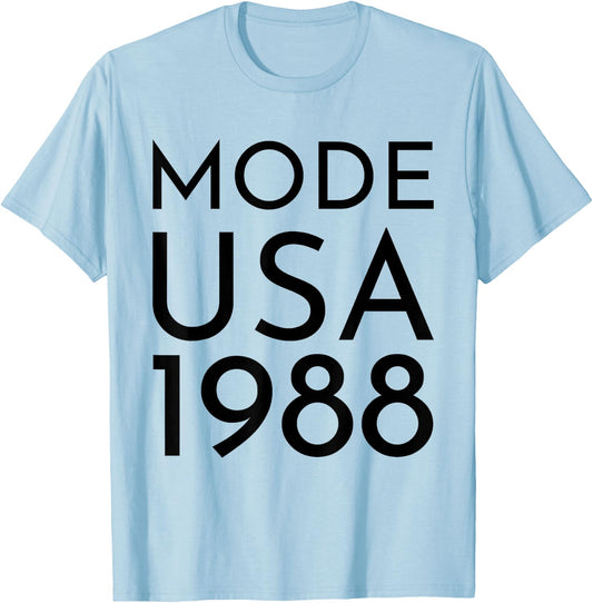 Mode USA 1988 Masses Tour T-Shirt - T-Shirt | Light Blue