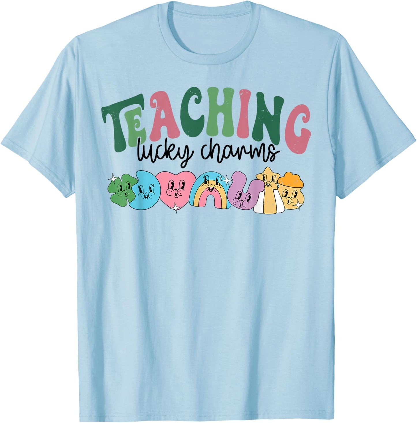 Teaching Lucky Charms St.Patrick's Day T-Shirt - T-Shirt | Light Blue