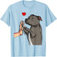 Staffordshire Bull Terrier Love Dog Mom Girls Gift T-Shirt - T-Shirt | Light Blue