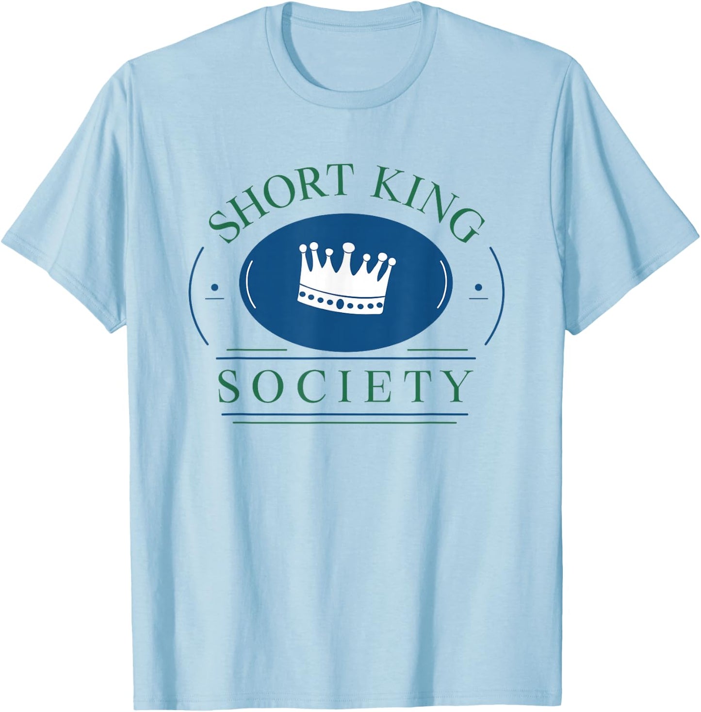 Short King Society T-Shirt - T-Shirt | Light Blue