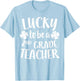 Lucky To Be A 2nd Grade Teacher Shirt Second Grade Men Women T-Shirt - T-Shirt | Light Blue