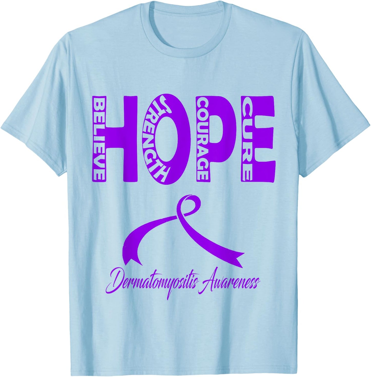 Dermatomyositis Awareness T-Shirt - T-Shirt | Light Blue