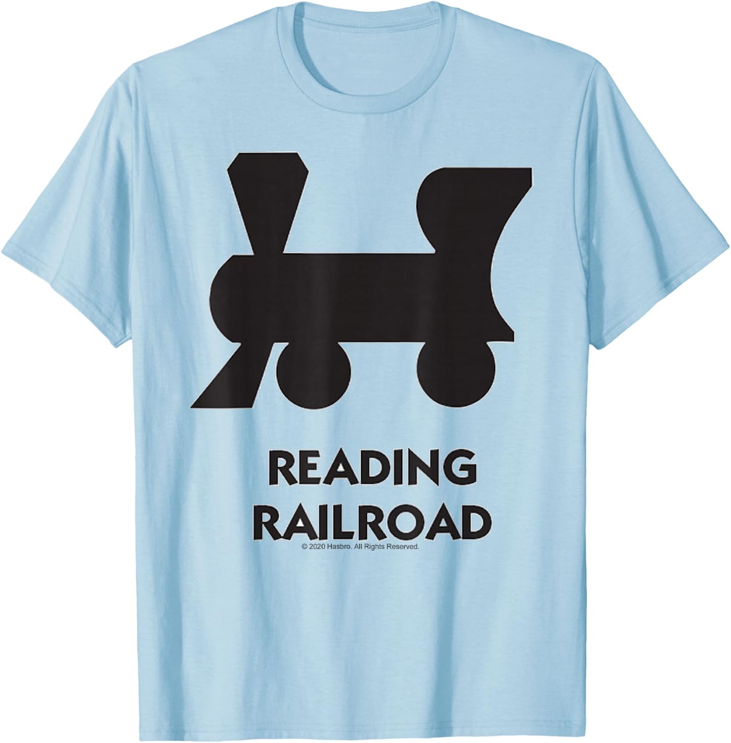 Monopoly Reading Railroad T-Shirt - T-Shirt | Light Blue