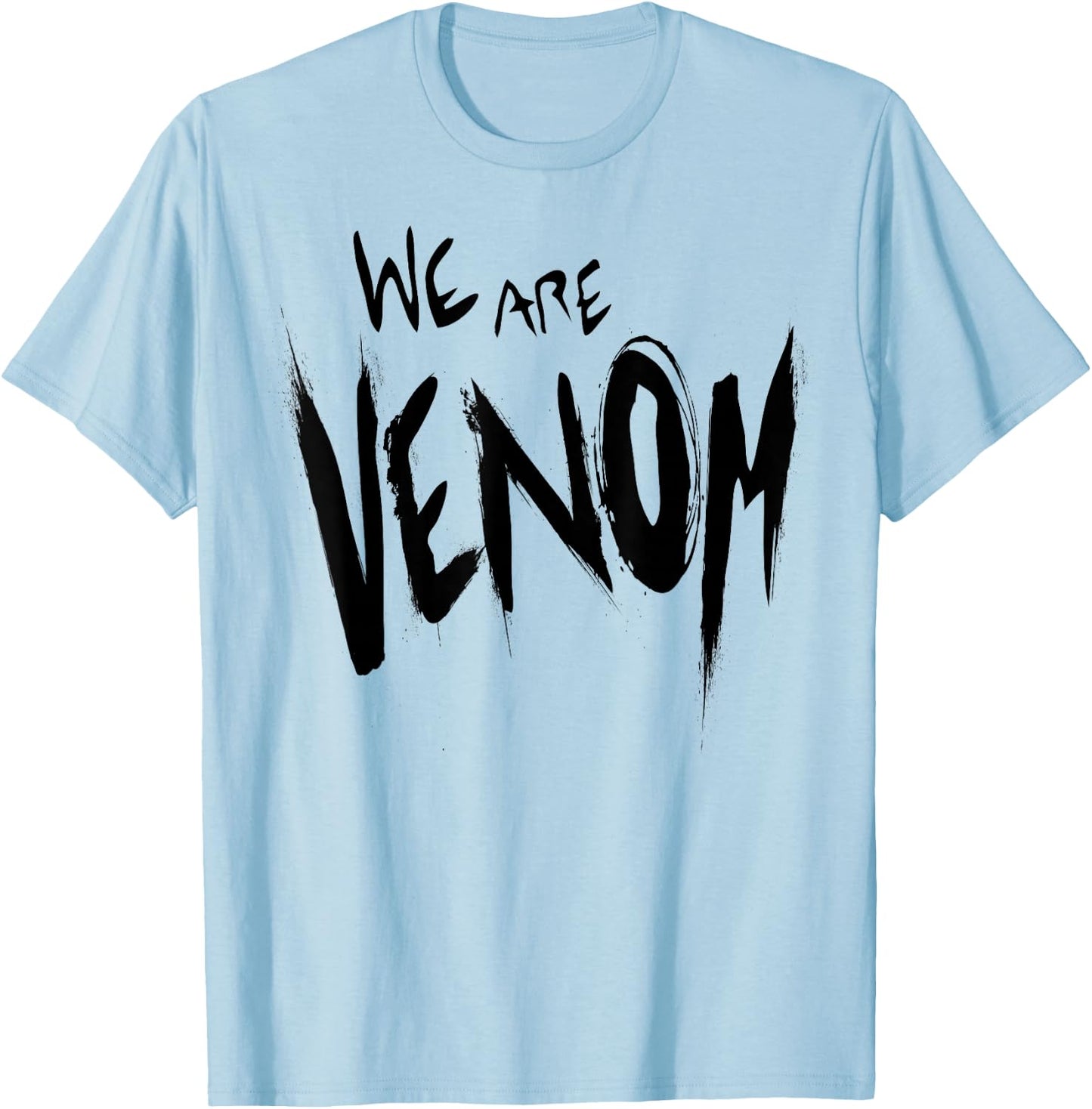 Marvel We Are Venom Large Text T-Shirt - T-Shirt | Light Blue