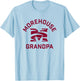 Morehouse College Maroon Tigers Arched Grandpa T-Shirt - T-Shirt | Light Blue
