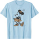 Disney Minnie Mouse Cheetah Print Outfit Small T-Shirt - T-Shirt | Light Blue