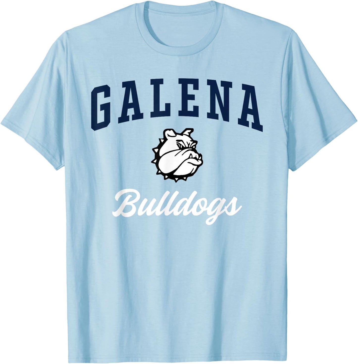 Galena High School Bulldogs T-Shirt - T-Shirt | Light Blue