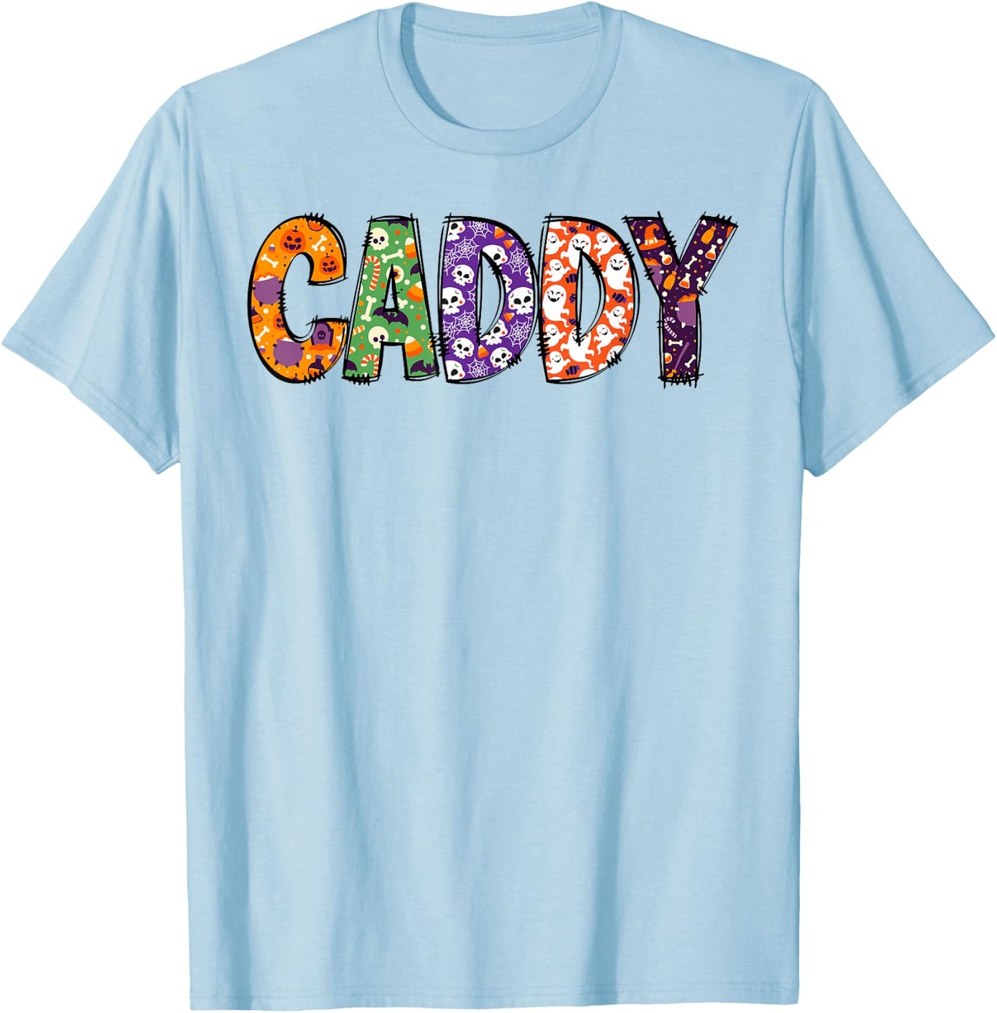 Funny Caddy Halloween Costumes Woman Matching T-Shirt - T-Shirt | Light Blue
