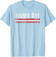 Tampa Bay Florida Retro Vintage Weathered Throwback T-Shirt - T-Shirt | Light Blue