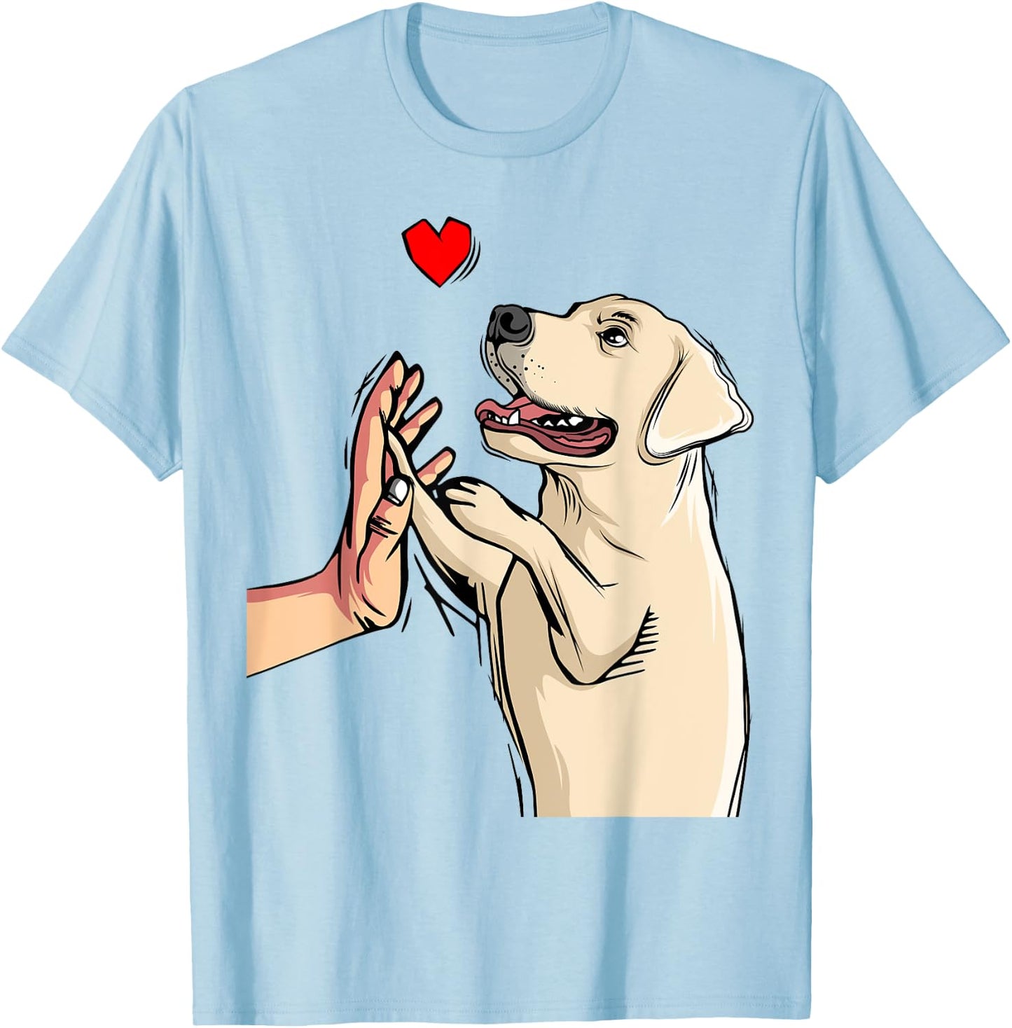 Labrador Retriever Love Golden Black Lab Mom Dad T-Shirt - T-Shirt | Light Blue