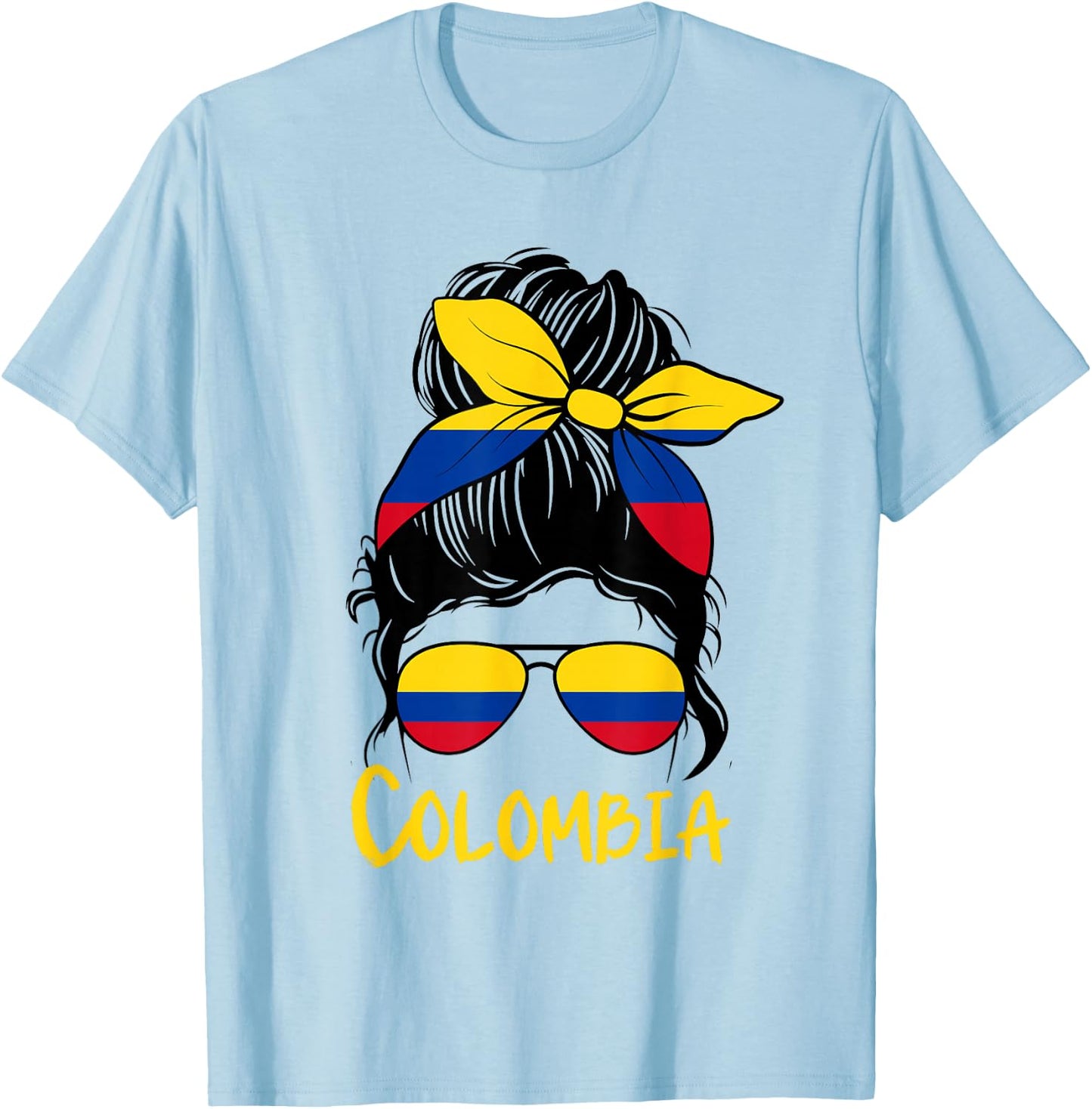Colombia graphic design for girls kid Colombian toodler T-Shirt - T-Shirt | Light Blue