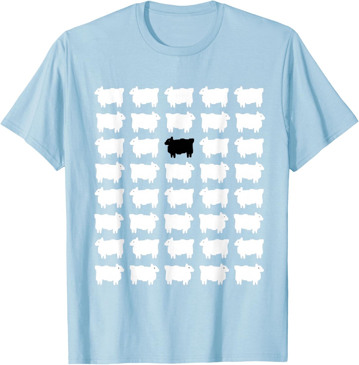 Princess Diana Black Sheep Sweater Design Memorabilia T-Shirt - T-Shirt | Light Blue