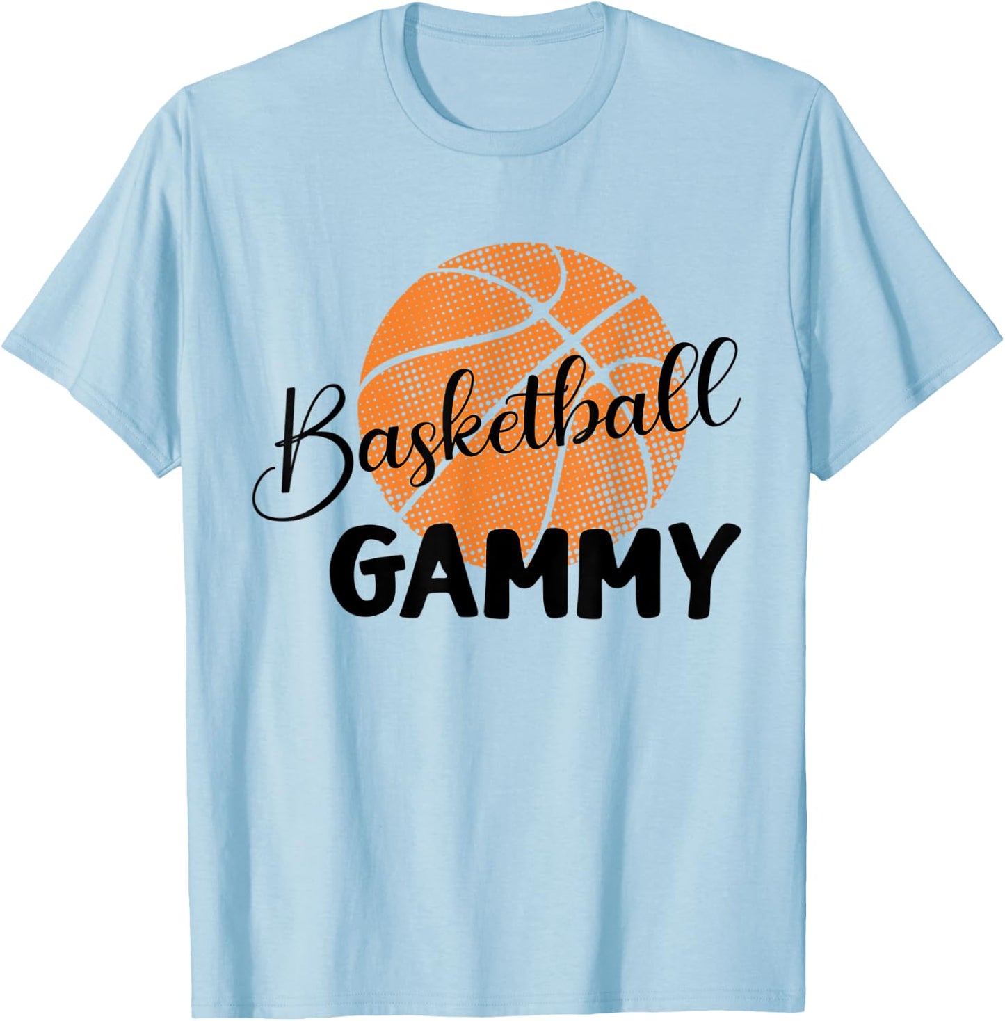 Basketball Gammy Basketball Lover Gift T-Shirt - T-Shirt | Light Blue