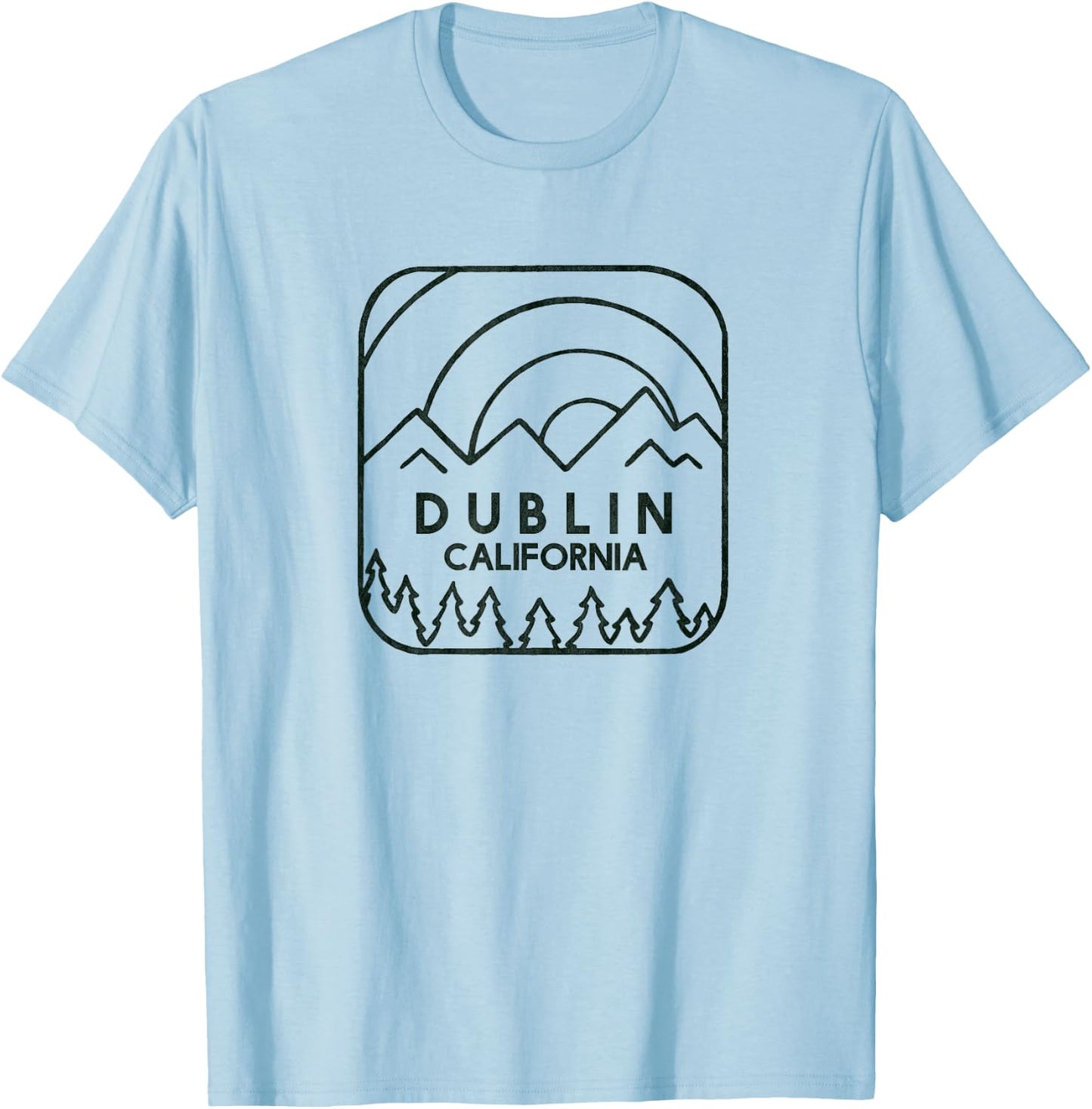 Dublin California T-Shirt - T-Shirt | Light Blue