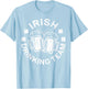 Irish Drinking Team Shirt Funny Men Women St Patricks Day T-Shirt - T-Shirt | Light Blue