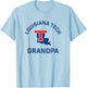 Louisiana Tech Bulldogs Arched Grandpa T-Shirt - T-Shirt | Light Blue