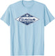 Vintage Cancun Palm Trees retro 70s Surfer Mexican Vacation T-Shirt - T-Shirt | Light Blue