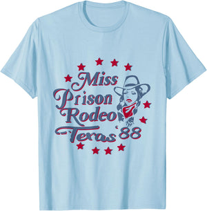 Miss Texas Prison Rodeo 1988 vintage T-Shirt - T-Shirt | Light Blue