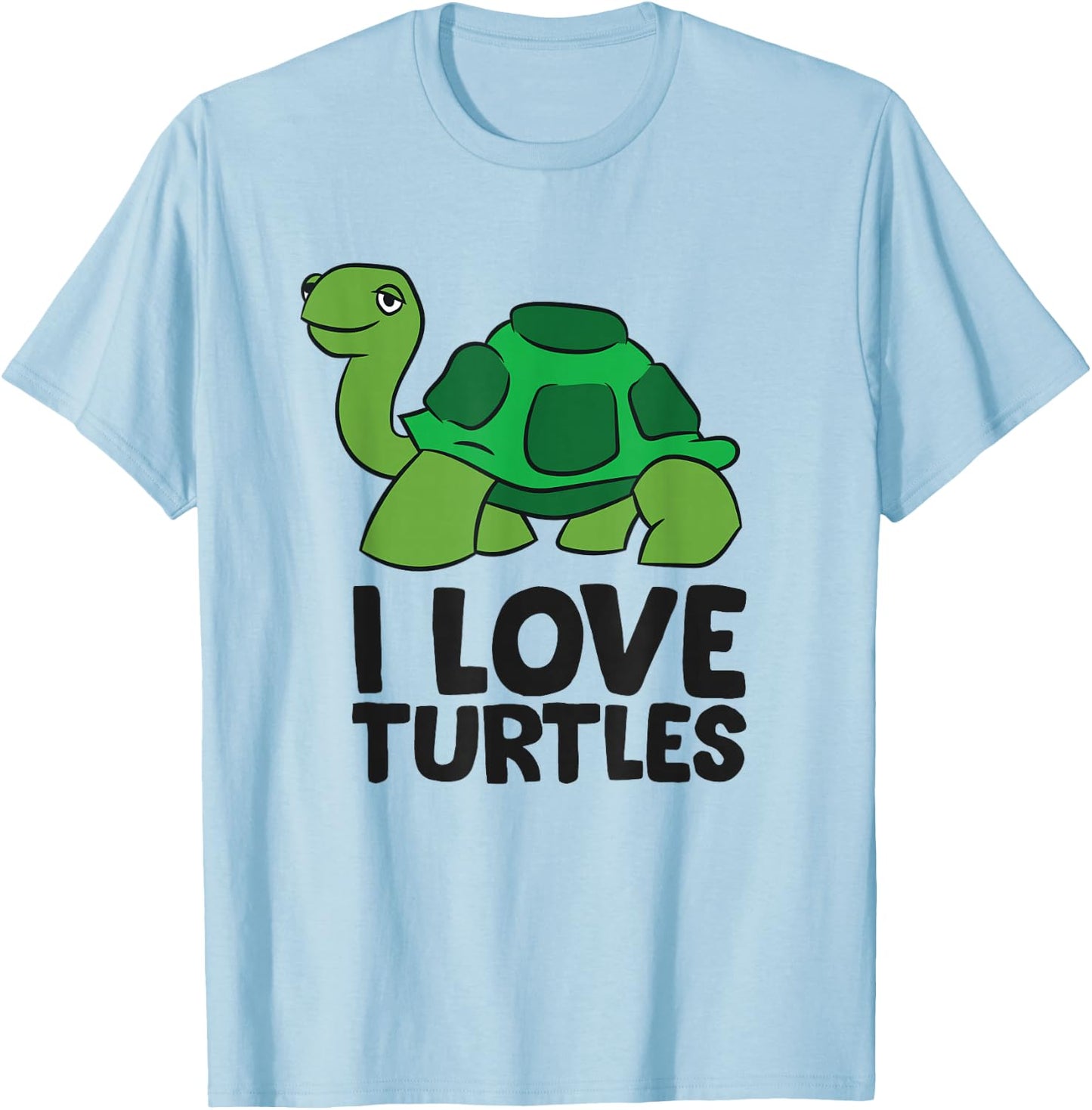 Love Sea Turtles Gift I Love Turtles T-Shirt - T-Shirt | Light Blue