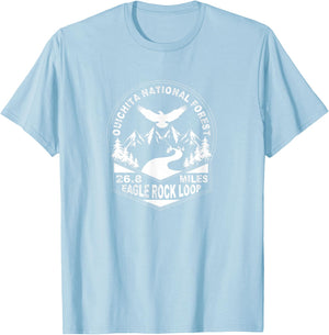 Eagle Rock Loop Ouichita National Forest T-Shirt - T-Shirt | Light Blue