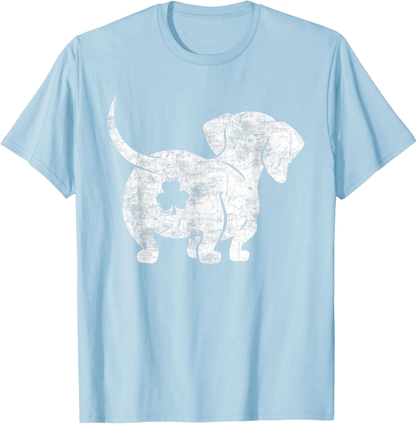 St. Patricks Day Dachshund Wiener Dog Gifts Women T-Shirt - T-Shirt | Light Blue