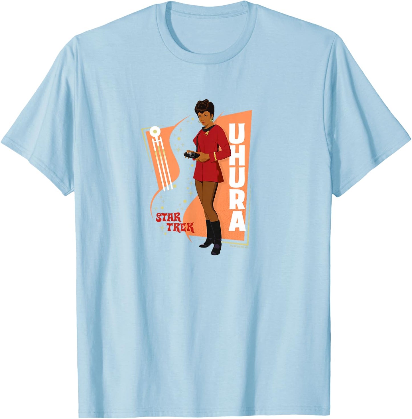 Star Trek: The Original Series Uhura T-Shirt - T-Shirt | Light Blue