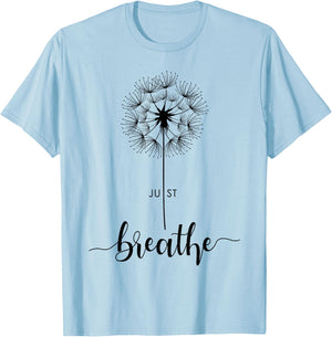 Cute Just Dandelion Tattoodesign Arrows Breathe Blow Pattern T-Shirt - T-Shirt | Light Blue