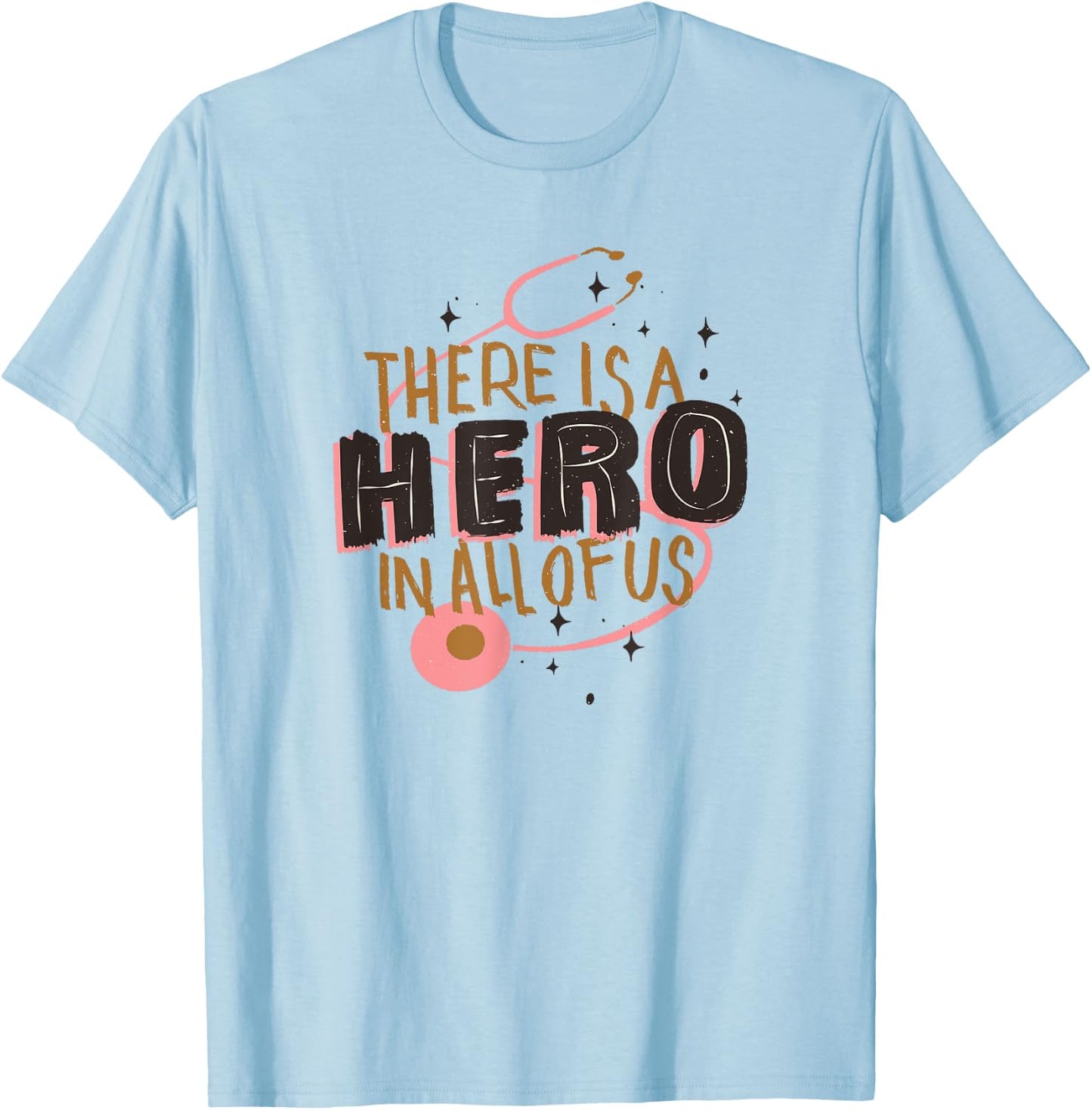 Doctors Superheroes Doctor Nurse Health Care T-Shirt - T-Shirt | Light Blue