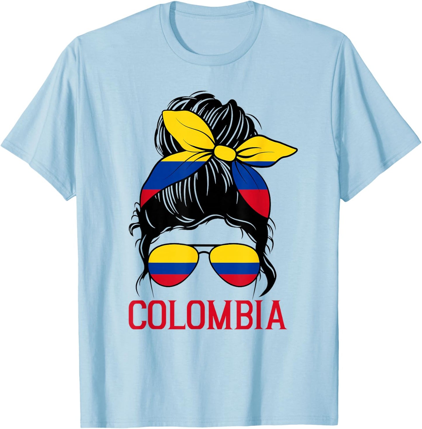 Colombia graphic design for girls kid Colombian toodler T-Shirt - T-Shirt | Light Blue