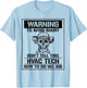 Don't Tell This HVAC Tech How To Do His Job HVAC Technician T-Shirt - T-Shirt | Light Blue