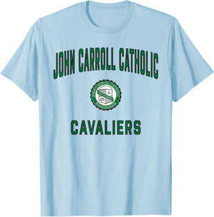John Carroll Catholic High School Cavaliers T-Shirt - T-Shirt | Light Blue